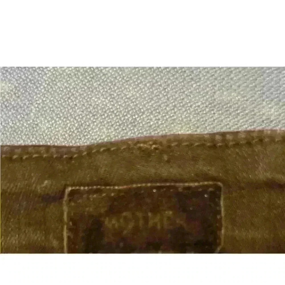 Mother High Waisted Looker Jeans Shorts Accent Black 28 Summer Glitter Frayed - Picture 2 of 6